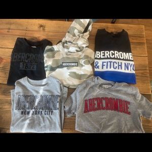 Boys Abercrombie kids shirts 9/10